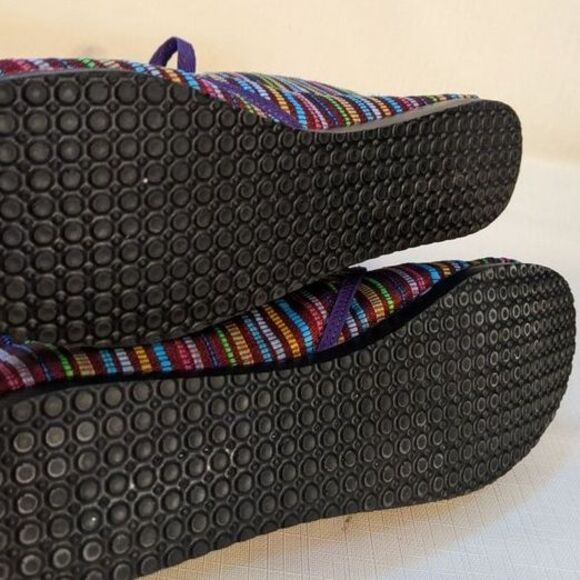 San Miguel Ankle Sneakers Men US M8.5 Flat High Top  Mexico Multicolor MX 7  W10 - Picture 11 of 11